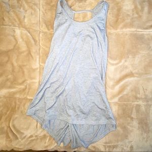 open back training tank top